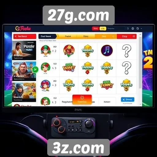 Avaliação da interface do usuário no 27g.com